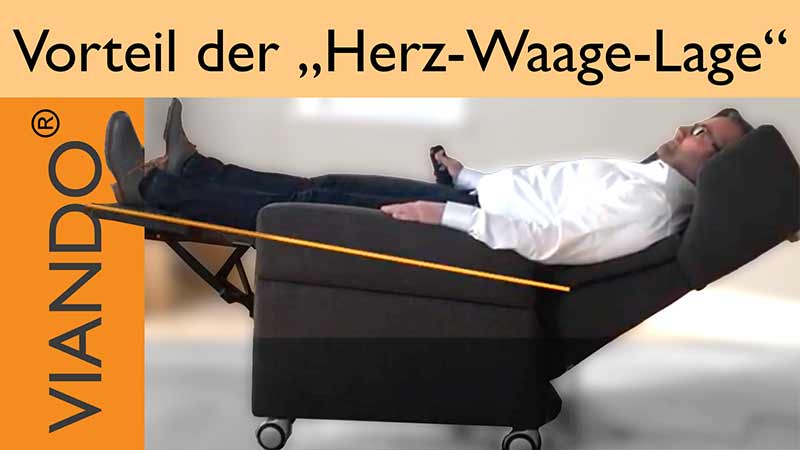 Video: Von der Sitzposition zur 0-Lage - Pflegesessel mit Liegefunktion